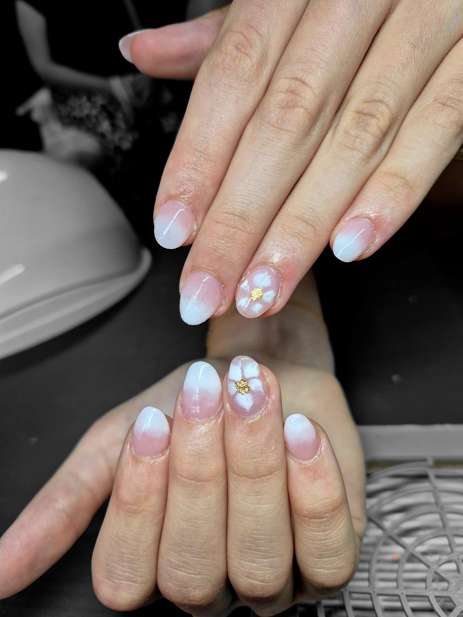 Pose d'ongles